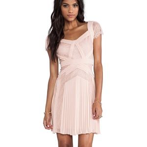 BCBG MAXAZRIA blush dress